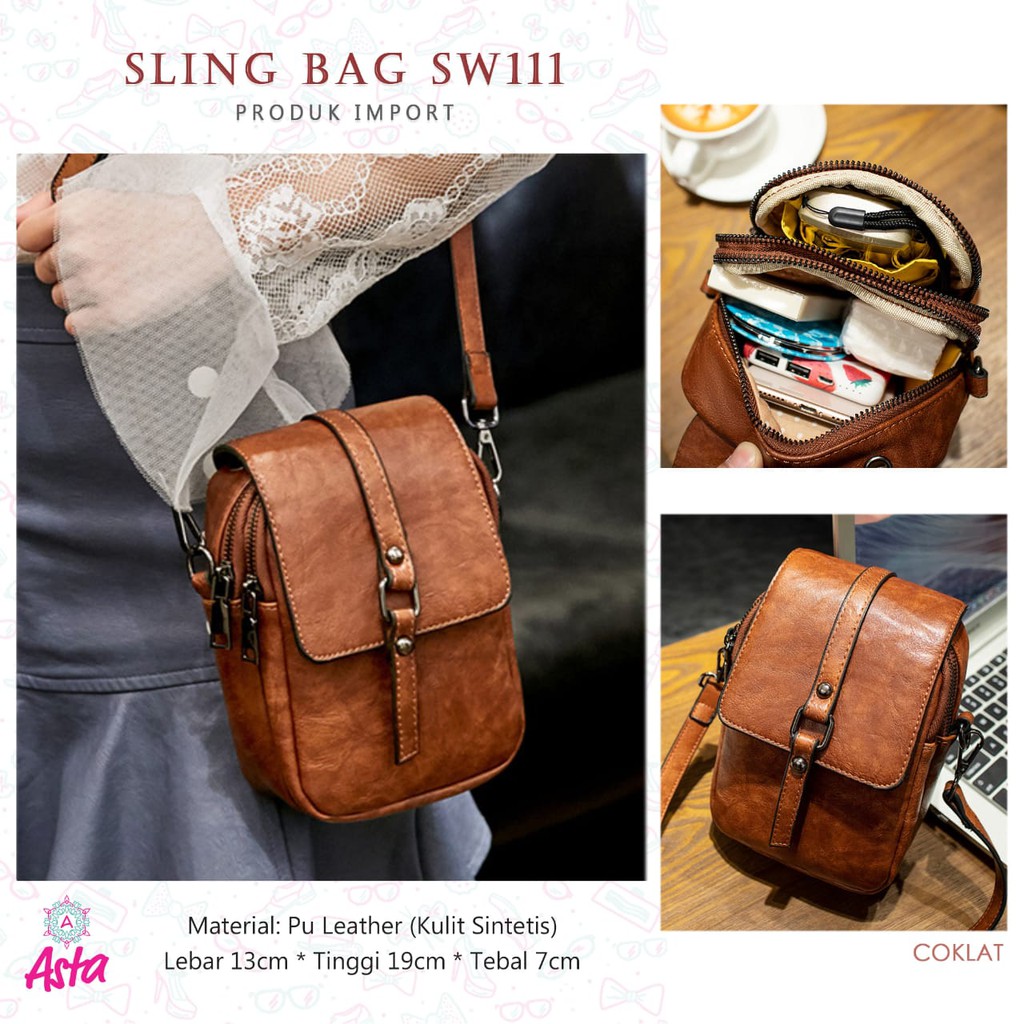 [restok] tas import sw111 by asta / paula bag / tas mini imut / tas kecil / tas import sw3163 by ast
