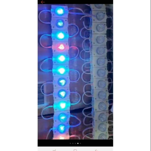 Led 1 mata modul 24 v rgb