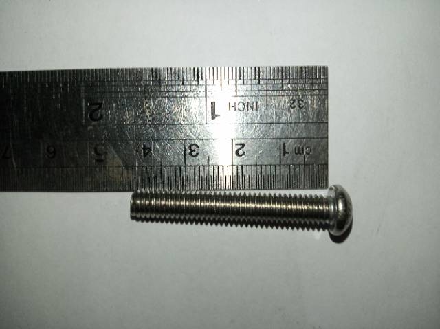 Button L M6 X 40 (4cm) stainless 304