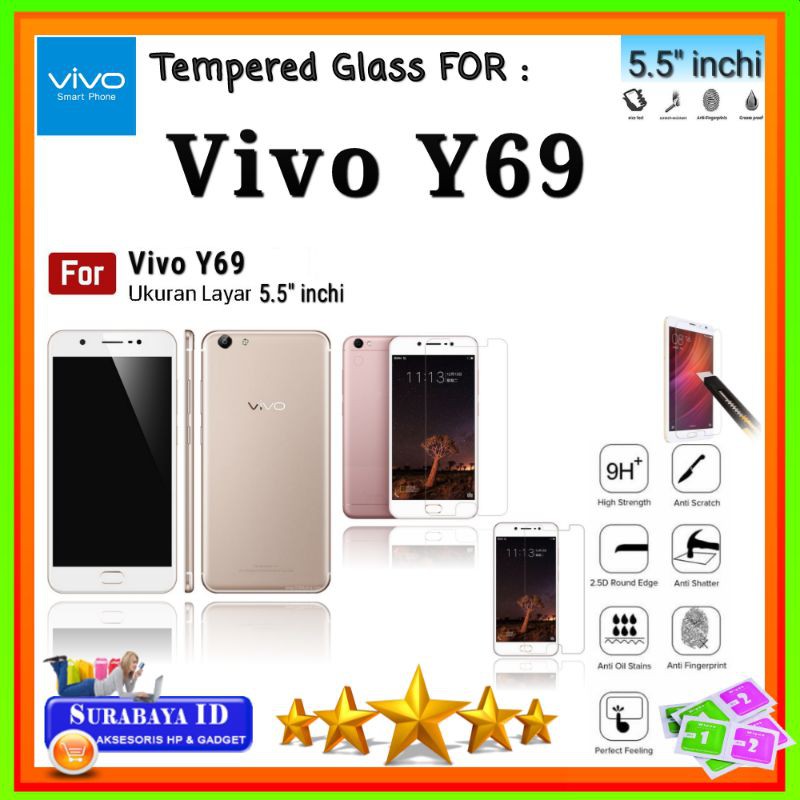 Tempered Glass TG Vivo Y69 (5.5"inchi)