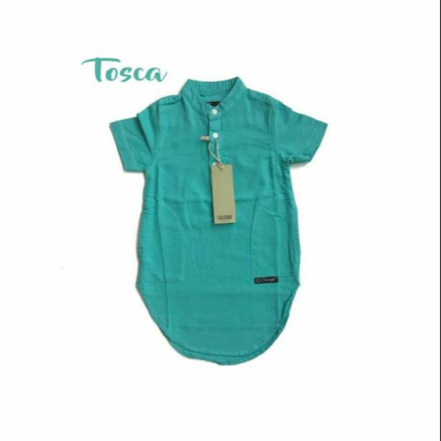 Koko kurta lengan pendek anak, koko concept   bahan linen premium