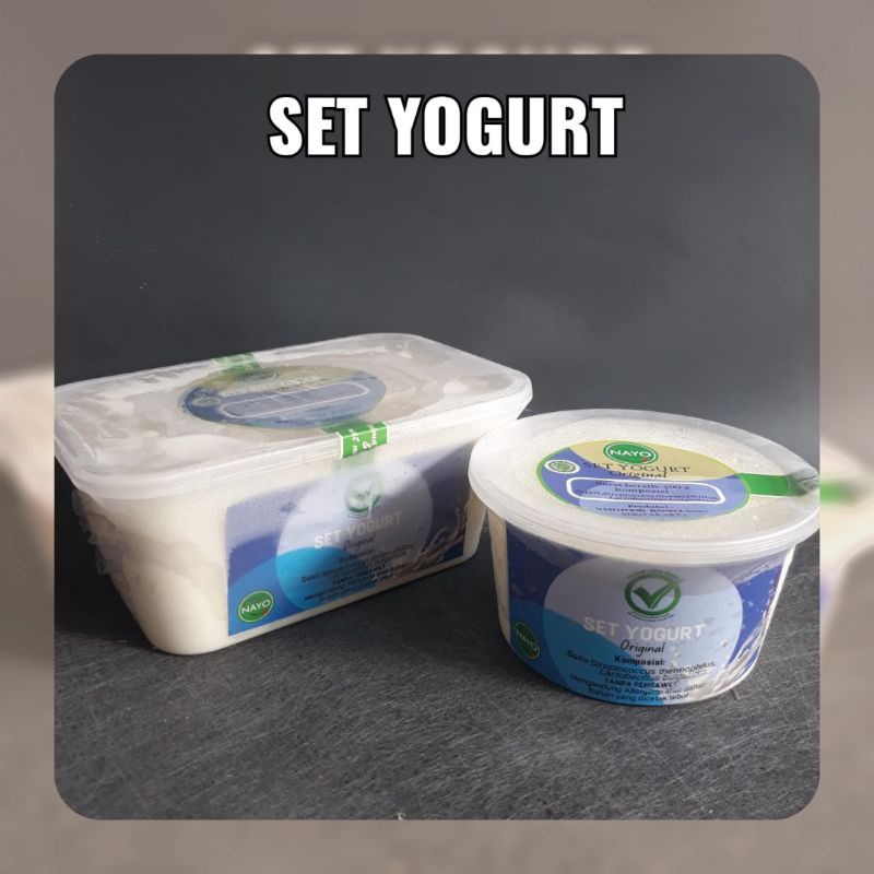 

Yogurt Set 400gr 950gr