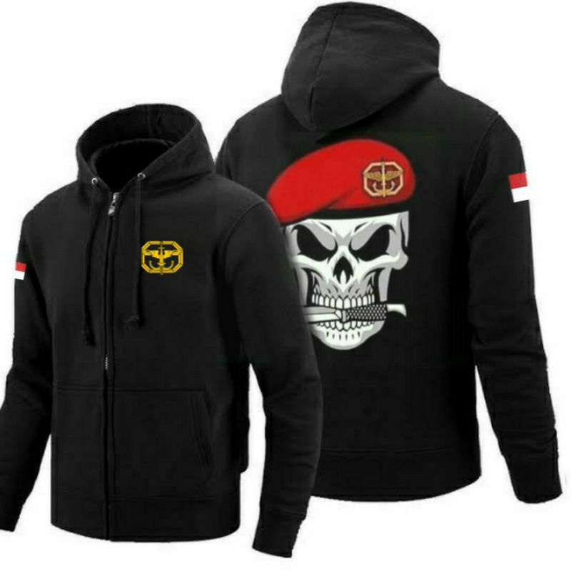 Jacket Pria ZIPPER KOPASUS TENGKORAK O8U0 Sweater Dewasa Terbaru Keren Viral FYP Best Seller Jacket 