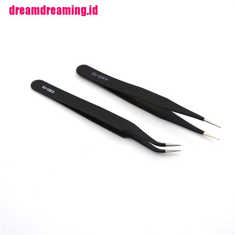 (dreamdreaming.id) 2pcs / set Pinset Anti Statis Warna Hitam