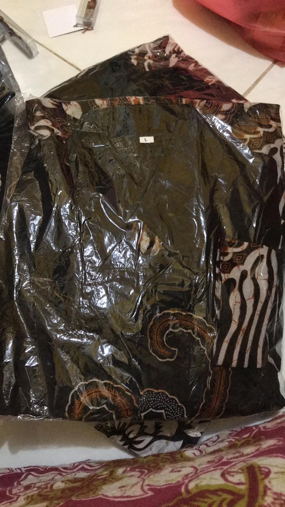 Bswart Batik Hrb026 Kenongo Hem Pendek Padi Pekalongan M L Xl Batik Pria Murah Modern Grosir