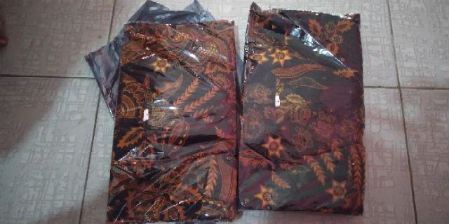 Kemeja Batik Pria Lengan Panjang Manggar Sogan