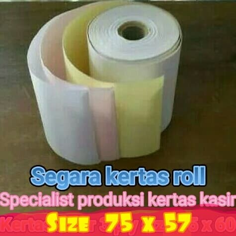 

Jual kertas kasir 3 ply size 75 x 60 terbaik