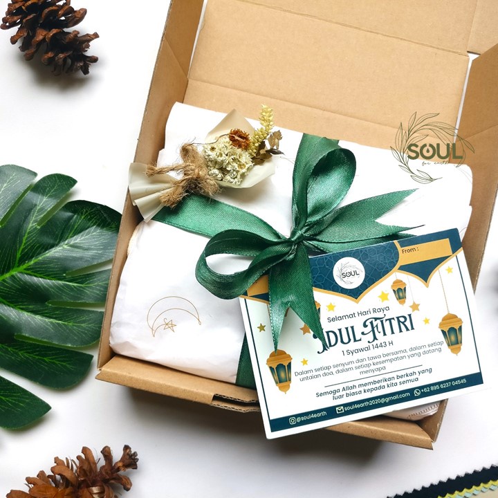 

Bungkusan hampers custom eco-friendly