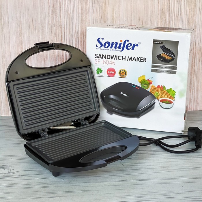 Sonifer sandwich maker SF-6046 pemanggang roti listrik