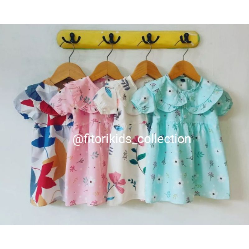 DRESS BAYI DRESS ANAK 0 - 2 TAHUN MODEL VINTAGE