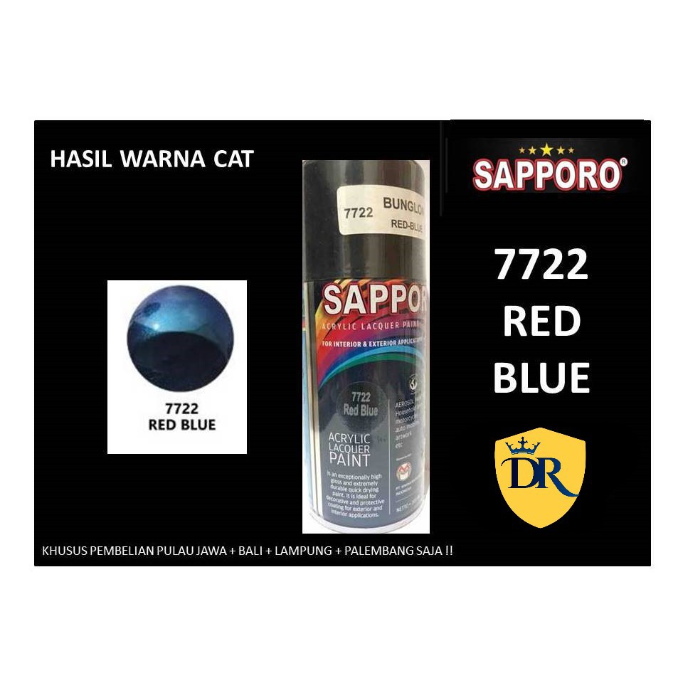 Sapporo Bunglon 7722 Red Blue / Pilok / Pylox / Pilox 300 ml