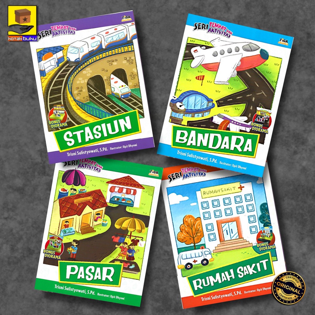 Buku Anak / Seri Tempat dan Aktivitas / Buku TK PAUD / Buku Cerita Anak