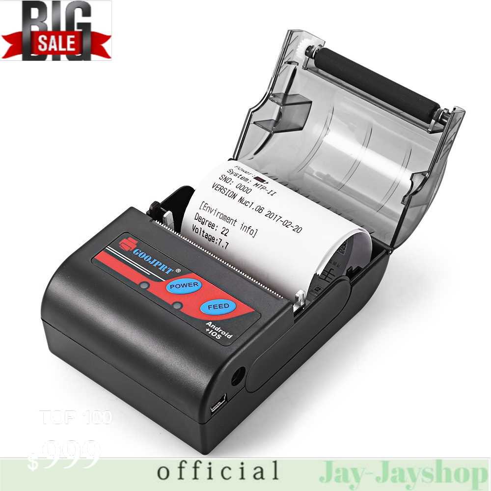 GOOJPRT POS Bluetooth Thermal Receipt Printer 58mm - MTP-II