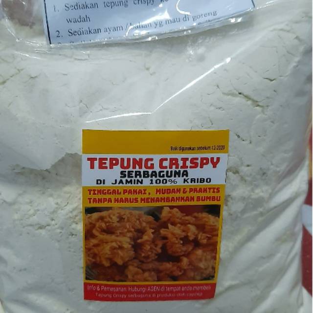 

TEPUNG CRISPY KRIBO / TEPUNG AYAM CRISPY 1kg ANTI GAGAL