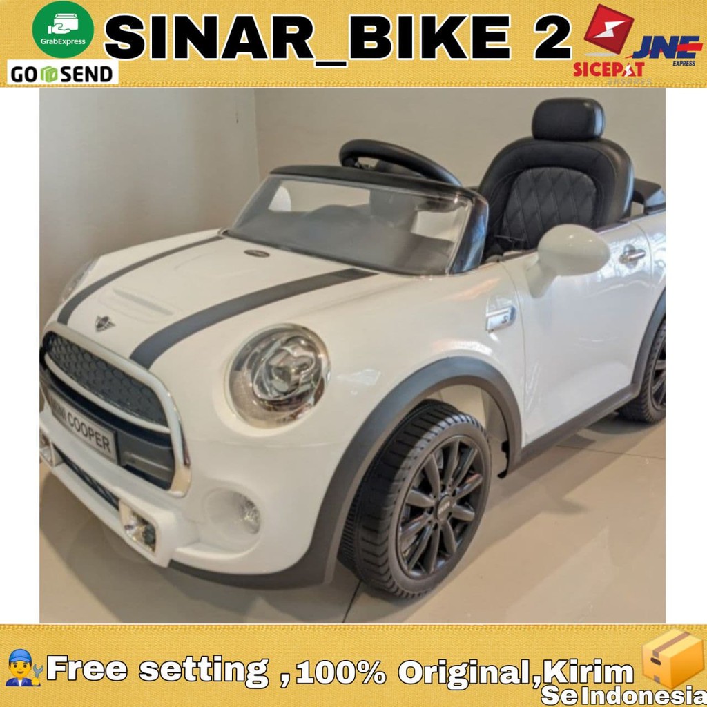 Mobil Anak Aki PLIKO PK-3868 Mini Cooper Lisensi