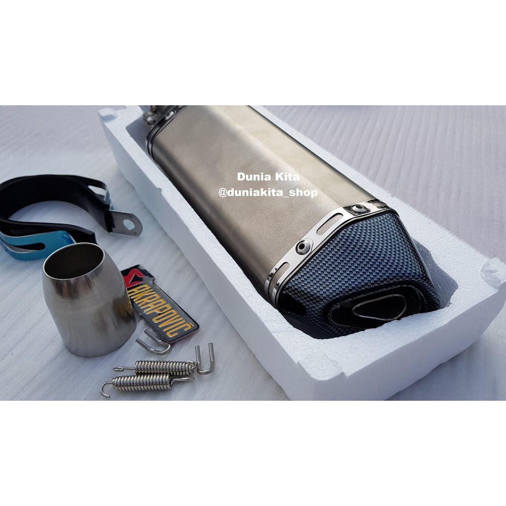 Knalpot Akrapovic Import Xmax Nmax PCX Aerox Vario Murah bac 757