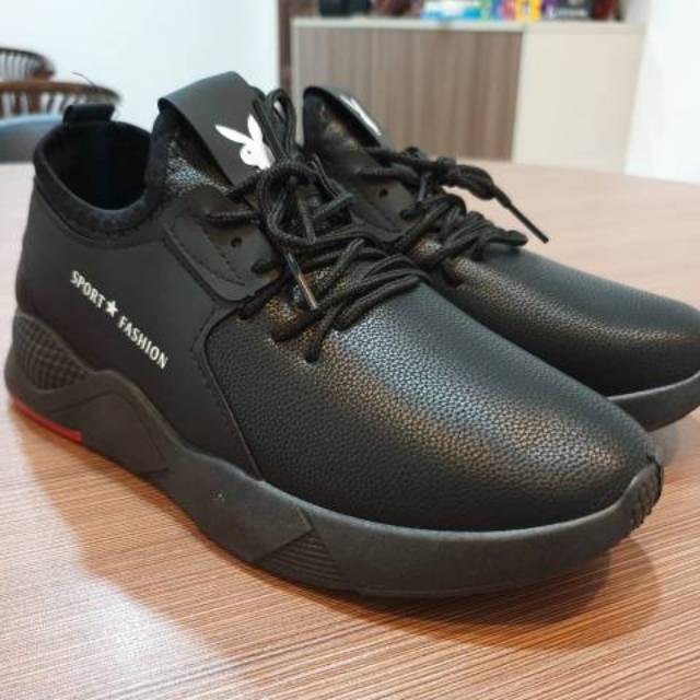 Sepatu Sneakers Import TW08-23 Kulit Kasual Running Shoes Sneakers Pria