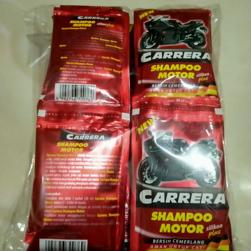 CARRERA SHAMPO MOTOR RENCENG 20ML X 24SACHET