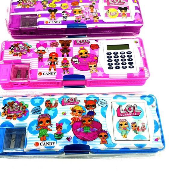 

NIV Kotak Pensil / Tempat Pensil Kalkulator Karakter Ready Stok