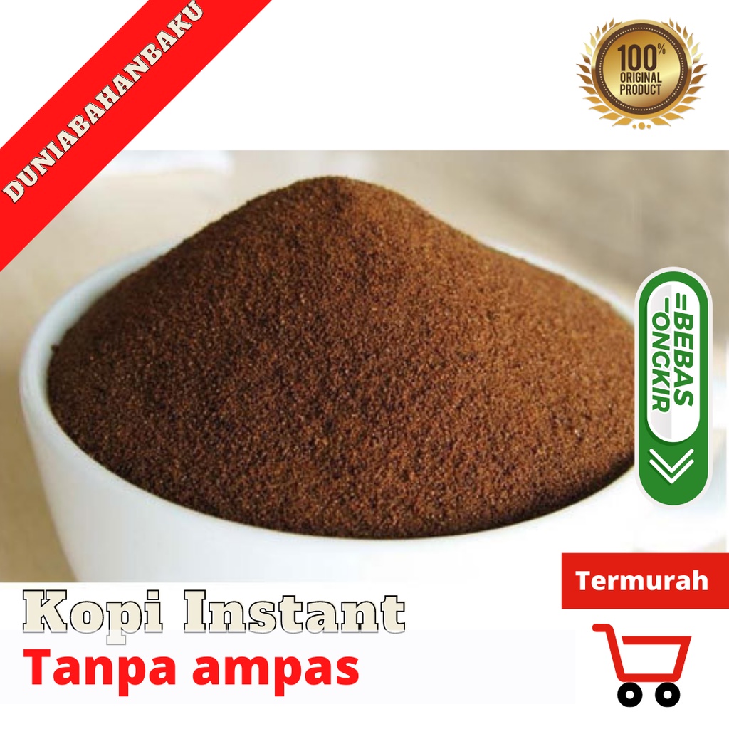 Kopi bubuk instant 500 GRAM / TANPA AMPAS instan mirip nescafe classic