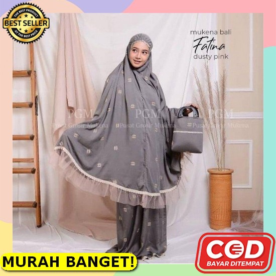 Trend Mukena Lebaran 2022 | Mukena Cappadocia Original Bayza Mukena Bali Channel Abu