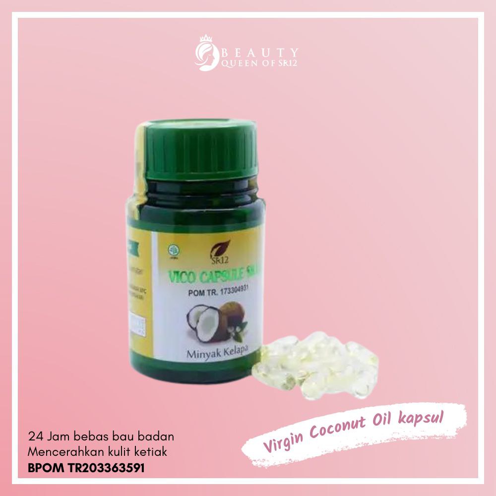 SR12  Virgin Coconut Oil Vco Minyak kelapa Murni Grade A Suplemen Daya Tahan Tubuh Imun Booster Untuk Kesehatan dan Kecantikan