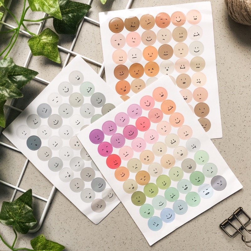 

[MIUKIEE] EMOJI STICKER Deco Journal Diary Scrapbook