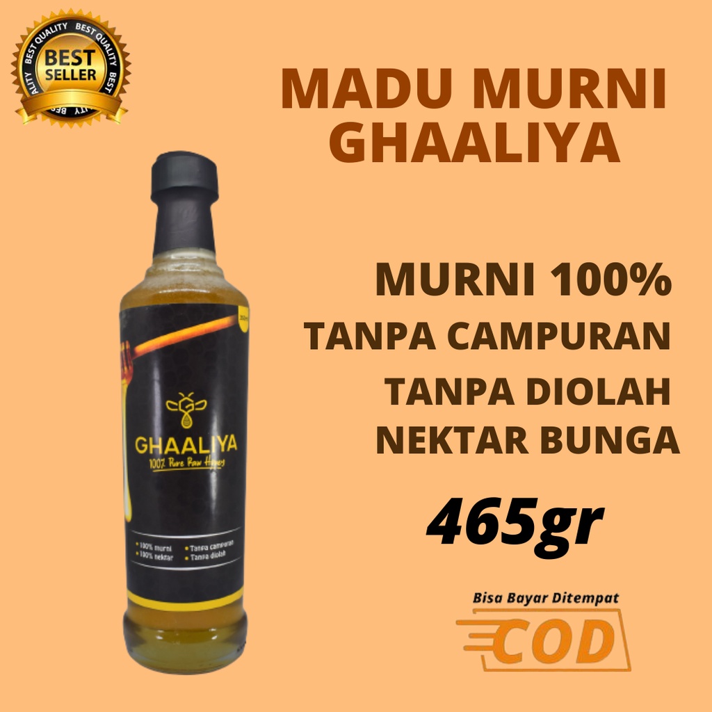 

Madu Murni Asli Nektar Bunga Kopi 350ml / 465 gram