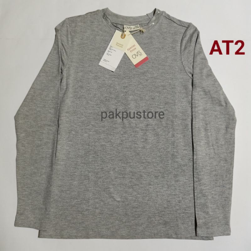 Kaos Anak Perempuan Lengan Panjang Merk OVS Kids Original