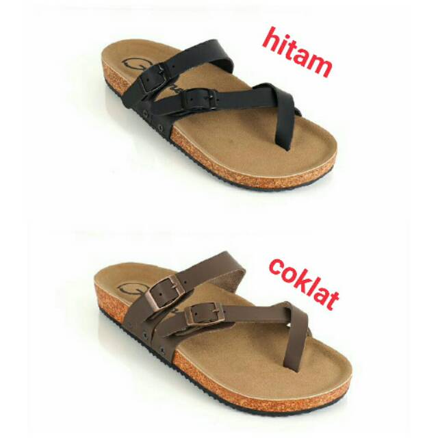 SANDAL KULIT PRIA 05 CEVANY BLACK BROWN TAN KULIT SAPI ASLI ORIGINAL