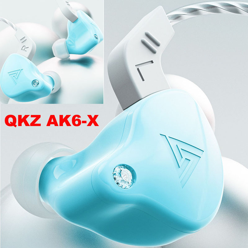 Qkz Ak6-X Earphone In Ear Hifi Dengan Mic Ak6