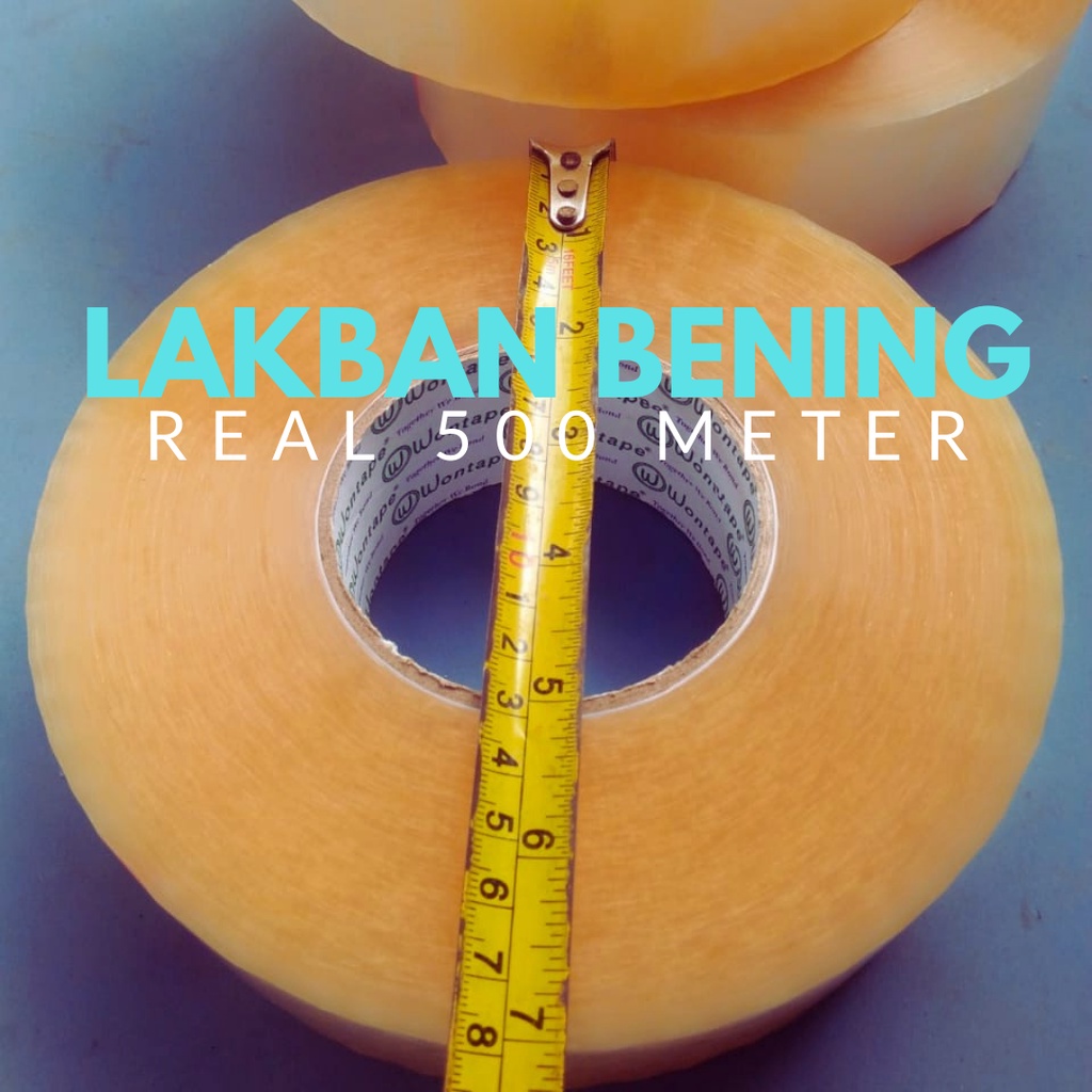 

Lakban Isolasi Solatip Plakban OPP TAPE Lakban Jumbo bening Lakban 500 meter 48mm / 2 inch Termurah