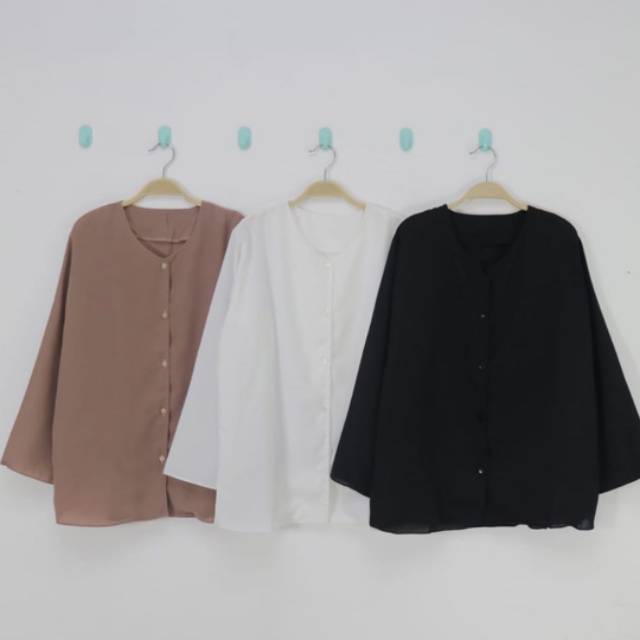 Gs Baju Atasan V Blouse Wanita Kekinian Blouse Remaja Atasan Blouse Wanita Shopee Indonesia