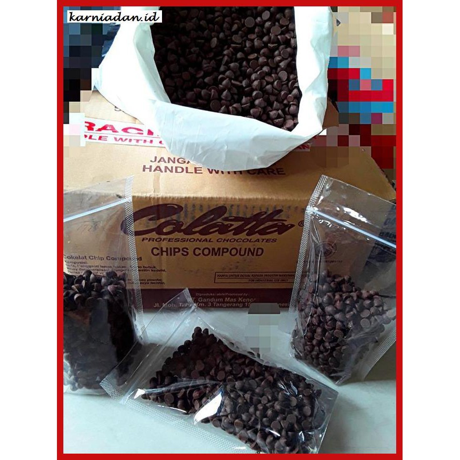 

MAKANAN-RINGAN- CHOCO CHIPS KERUCUT COLATTA, COKELAT REPACK 220GRAM - TANPA BUBBLE -BERMACAM-MACAM.