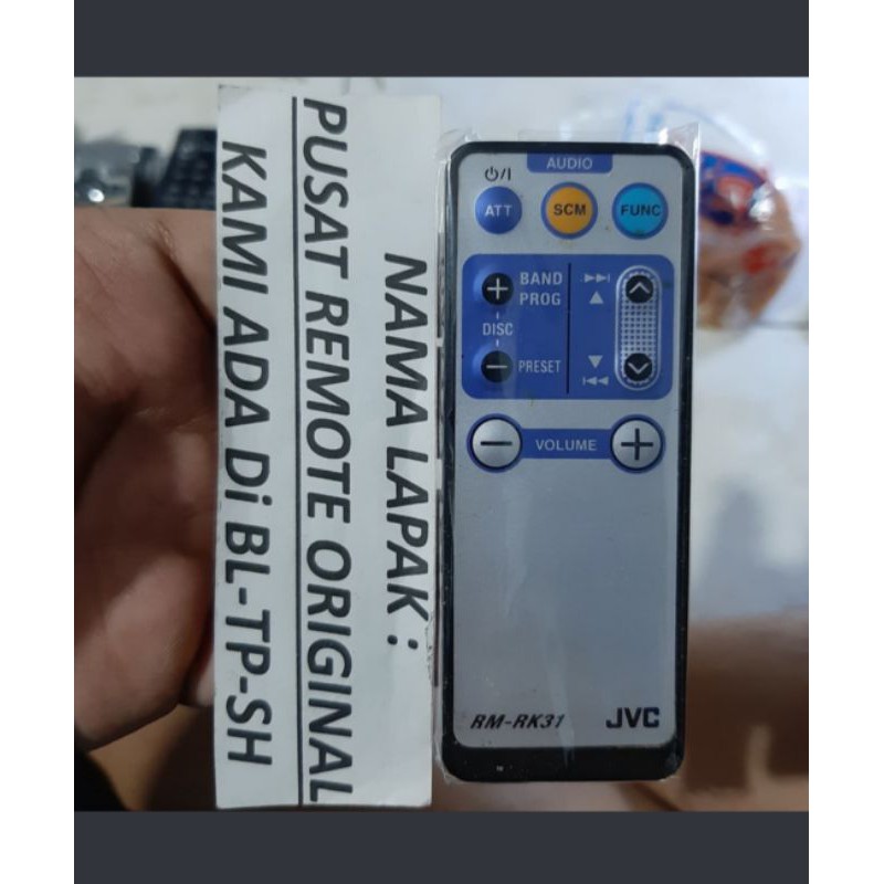 REMOTE REMOT DVD TAPE JVC RM-RK31 ORIGINAL ASLI
