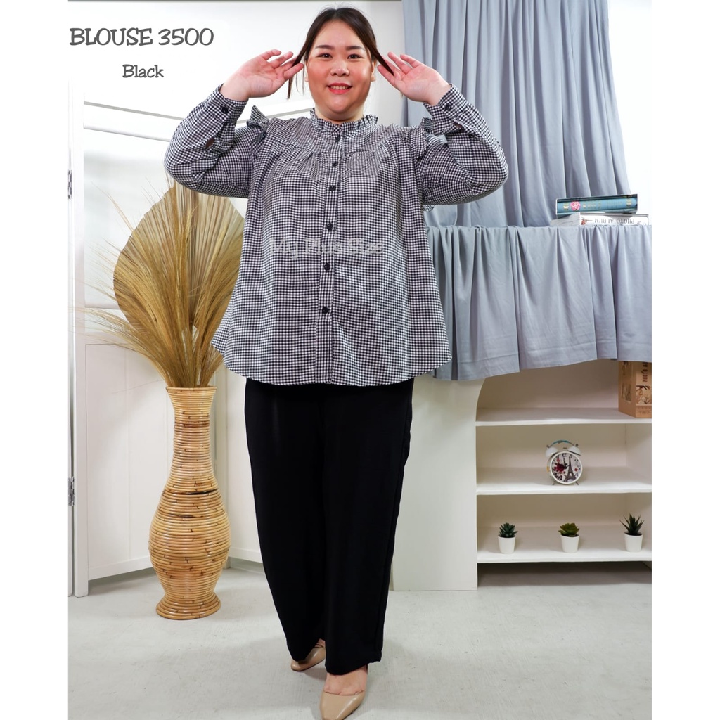 Blouse Kotak Jumbo Wanita 3500, Ld 125, 130 &amp; 145 cm