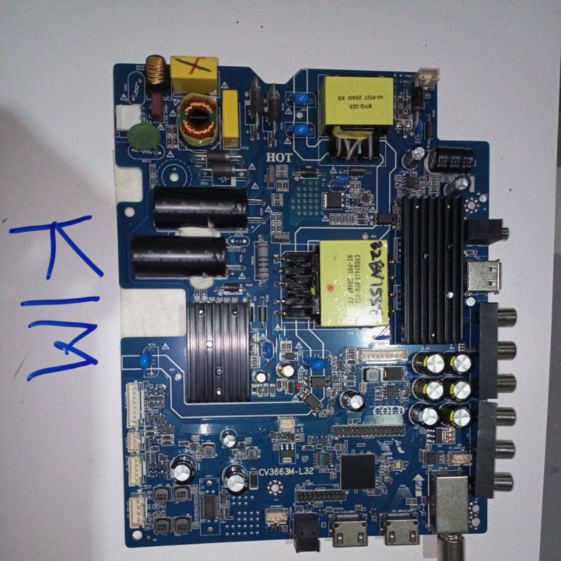 MB / Mainboard Polytron PLD 32BV1558 / PLD 32bv1558  .  mb 32bv1558