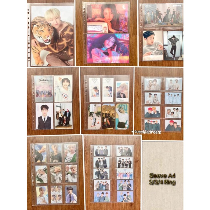 

READY COD Sleeve A4 2P/3P/4P/5P/6P/8P/9P/10P/12P/20P for 2/3/4 Ring (1 pak) TERJAMIN Kode 647