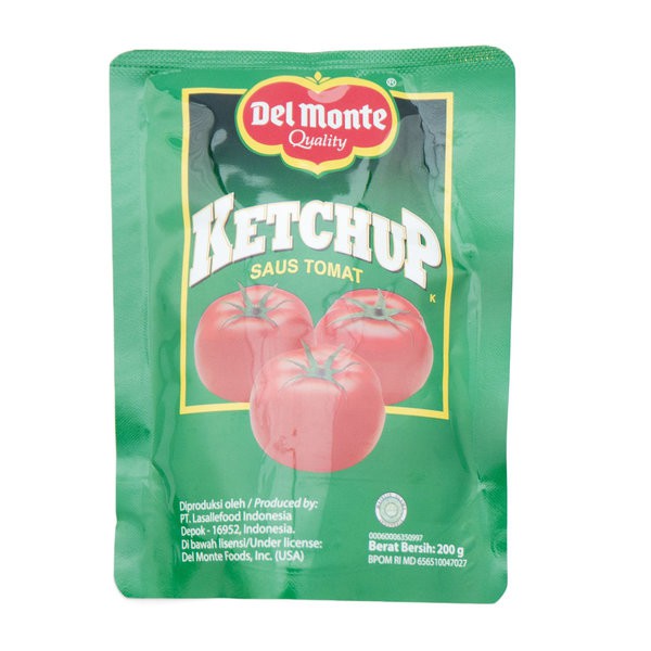

DEL MONTE Saus Tomat 200gr - Tomato Ketchup Pouch Plastik