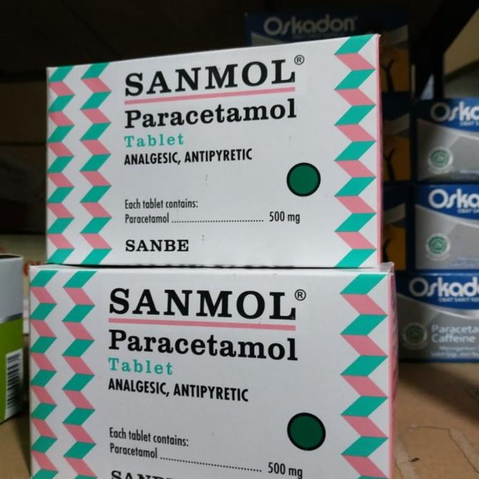 Jual Sanmol Tablet Box Isi Strip Paracetamol Shopee Indonesia