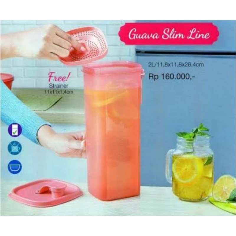 Guava Slim Line Tupperware