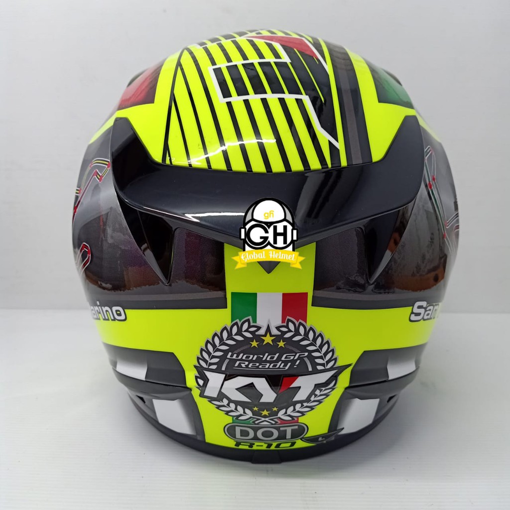 HELM KYT R10 FLAT VISOR SAN MARINO CIRCUIT FULL FACE