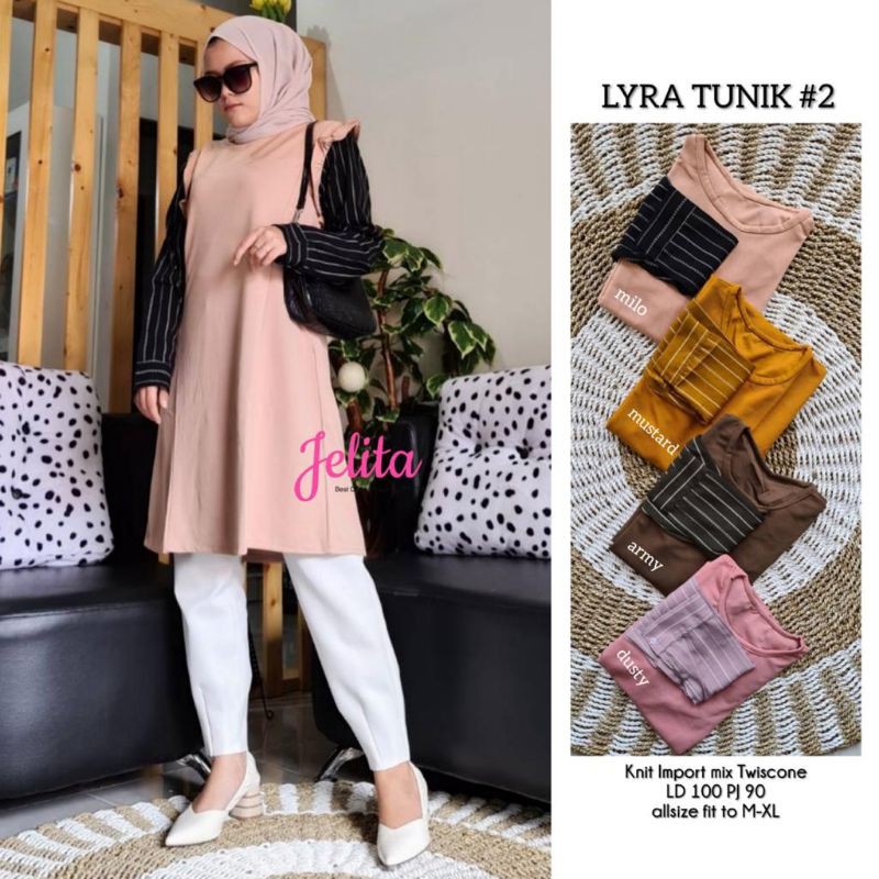 BAJU PANJANG WANITA LYRA TUNIK