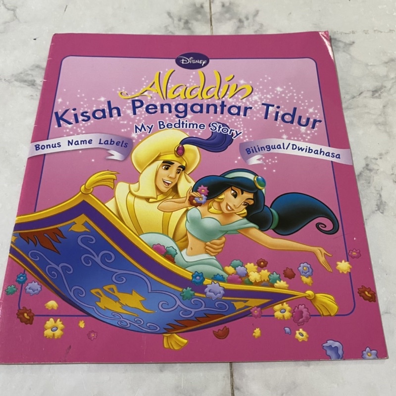 Jual Aladdin Disney Princess Jasmine Buku Cerita Anak Bahasa Inggris ...