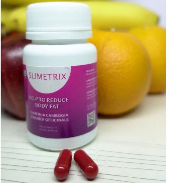 SLIMETRIX ASLI ORIGINAL OBAT PELANGSING DIET BPOM AMAN MEMBAKAR LEMAK ✔