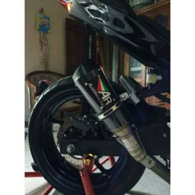 Knalpot ninja 250fi ninja 250karbu ninja Rr mono R25 Cbr250rr Cbr 150r slip on Ar austin Racing-2