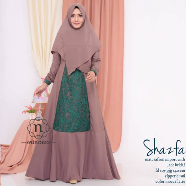 Gamis pesta cantik shazfa