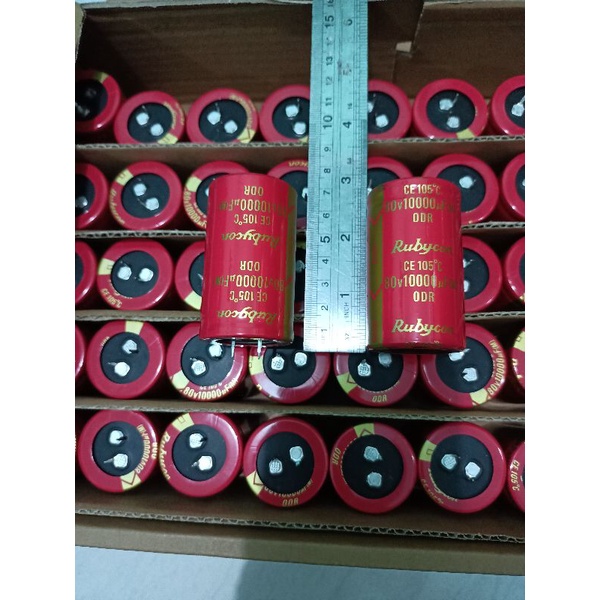 elco 10000 uf 80v rubycon merah ori 2/elco 10000uf 80v rubycon merah