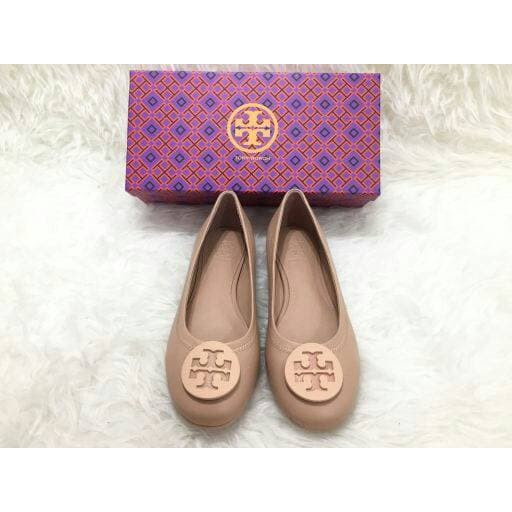 ON SALE TORY BURCH REVA FLAT SHOES ORIGINAL ORI NO MIRROR