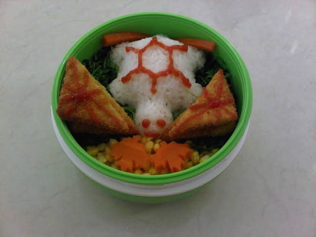 Cetakan nasi bento kura-kura puding jelly coklat turtle